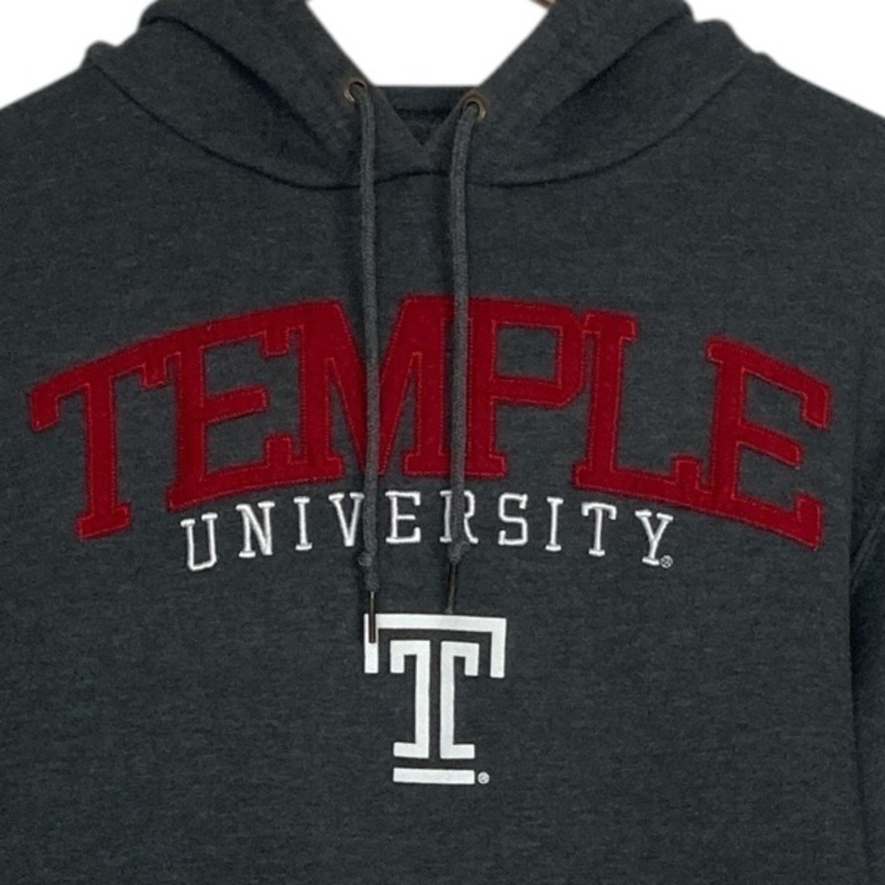 Jansport Temple University Gray Fleece Hooded Sweatshirt